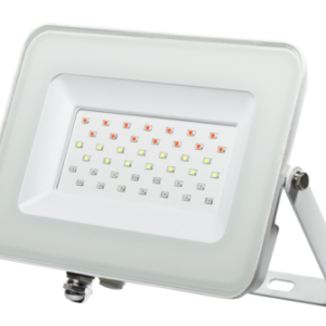 Прожектор светодиодный PFL- 30W RGB WH LED IP65 85-265V белый корпус jaZZway