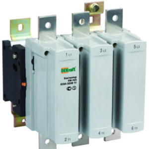Контактор 630А 220В АС3 КМ-103 DEKraft
