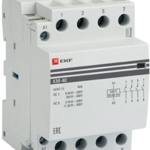 Контактор EKF КМ 4NО 40 А 230-400 В
