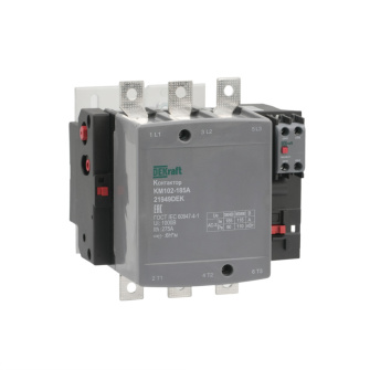 Контактор 185А 220В 1НО+1НЗ КМ-102 DEKraft