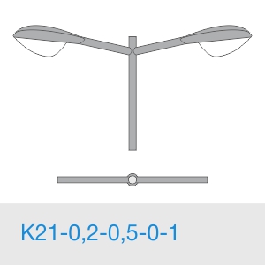 Кронштейн К21-0,2-0,5-0-1