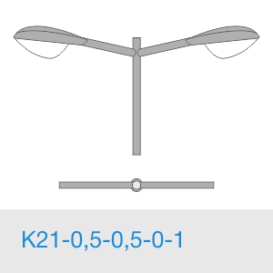 Кронштейн К21-0,5-0,5-0-1