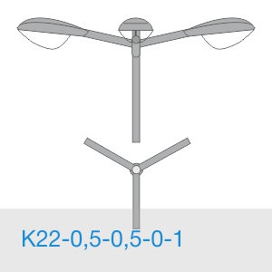 Кронштейн К22-0,5-0,5-0-1