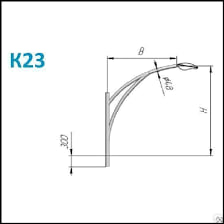 Кронштейн К23-1,0-1,0-1-1